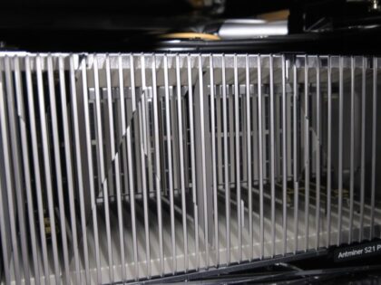 Antminer S21 Pro mining hardware.